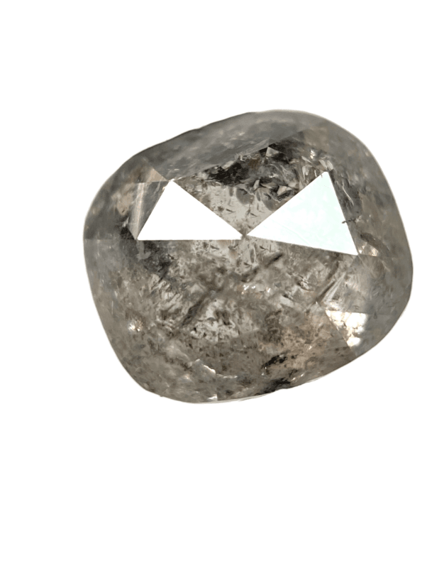 0.68 CT Salt And Pepper Diamond Blackish Color
