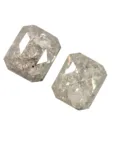 1.12 CT Salt And Pepper Diamond Grey Rustic Diamond
