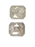 1.12 CT Salt And Pepper Diamond Grey Rustic Diamond