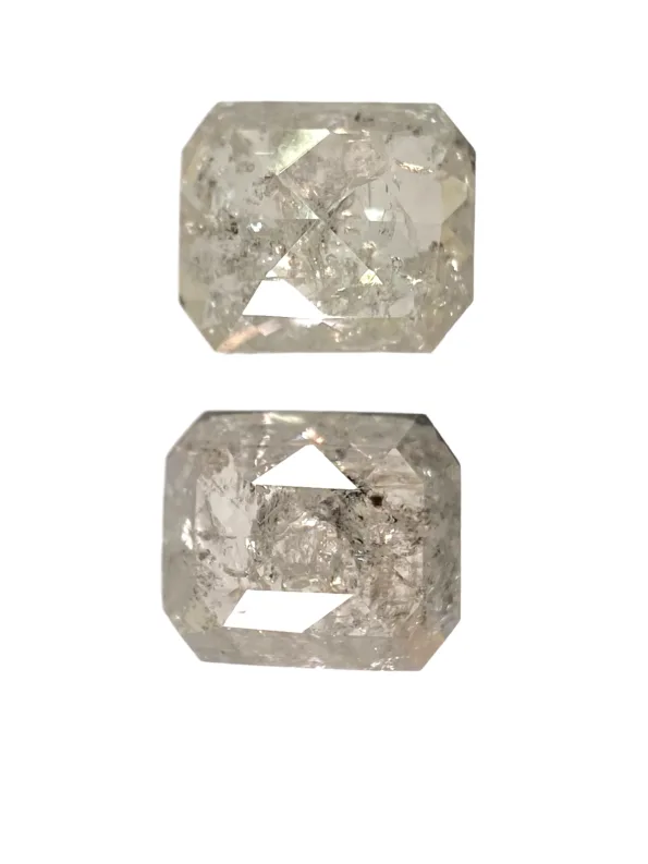 1.12 CT Salt And Pepper Diamond Grey Rustic Diamond