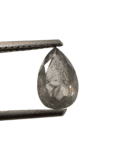 1.45t Salt And Pepper Diamond Pear Shape Diamond Grey Color Diamond Omimportsinc Om