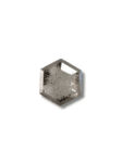 0.86Ct Salt And Pepper Diamond Hexagon Shape