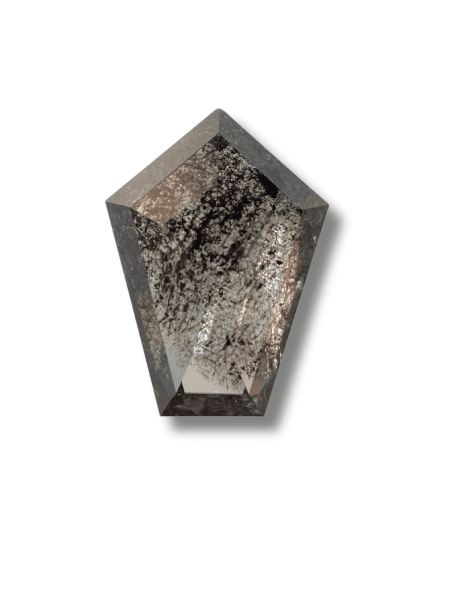 Salt And Pepper Diamond Shieild Shape Diamond Black Color Diamond For Engagement And Wedding Ring Natural Diamond Diamond Shape