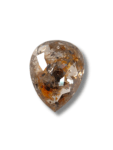 1.68CT 8.90*6.79*3.39 Rustic Diamond Pear Shape Diamond Orange Color Diamond For Engagement And Wedding Ring OM79