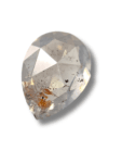 1CT Salt And Pepper Diamond Pear Shape Diamond Grey Color Diamond For Engagement And Wedding Ring Natural Diamond Diamond Shape Fancy Shape