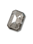 Salt And Pepper Diamond Emerald Shape Diamond  Grey Color Diamond For Engagement And Wedding Ring Natural Diamond Diamond Shape