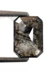 2.12Ct Salt And Pepper Diamond Emerald