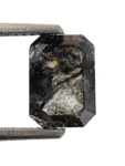 2.12Ct Salt And Pepper Diamond Emerald
