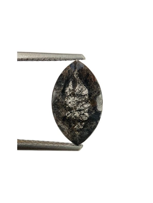 Salt And Pepper Diamond Marquise Shape Black