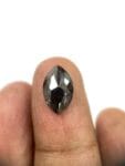 Salt And Pepper Diamond Marquise Shape Black