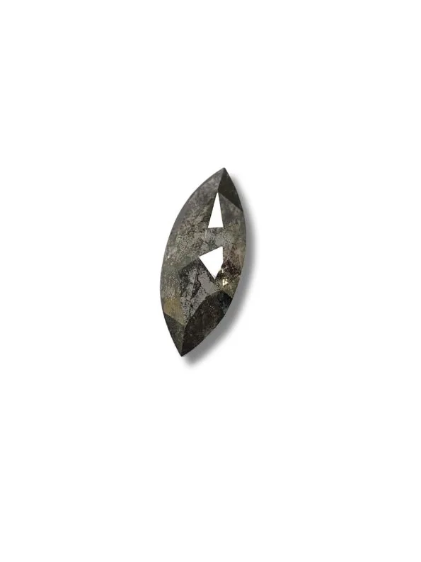 Salt And Pepper Diamond Marquise Shape Black
