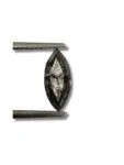 Salt And Pepper Diamond Marquise Shape Black