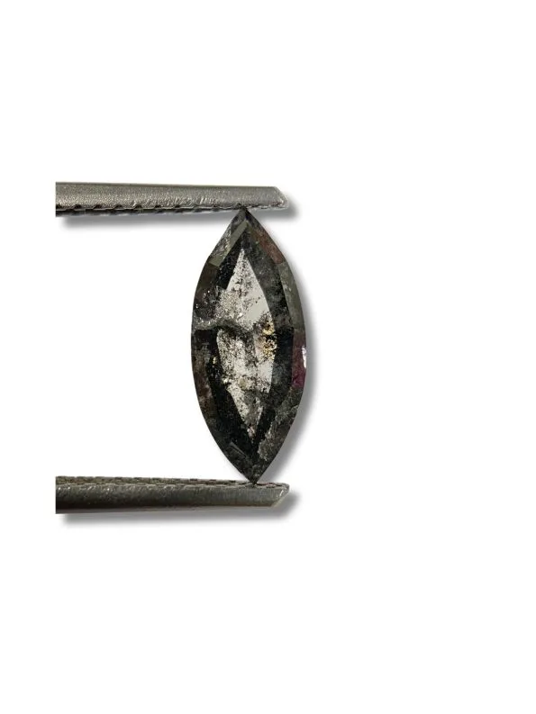 Salt And Pepper Diamond Marquise Shape Black