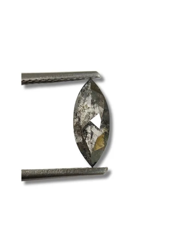 Salt And Pepper Diamond Marquise Shape Black