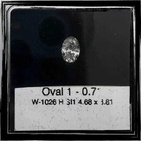 0.71CT Oval Shape Natural Fancy Diamond For Wedding Ring