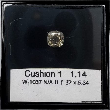 1.14CT Cushion Shape Natural Fancy Diamond For Wedding Ring
