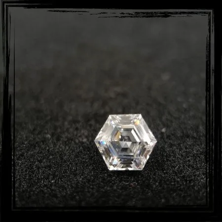 0.62CT Hexagon Diamond Shape For Engagement ring