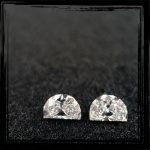 Half Moon Diamond Matching Pair