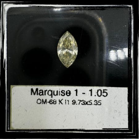 1.05CT Marquise Shape Natural Fancy Diamond for weeding Ring