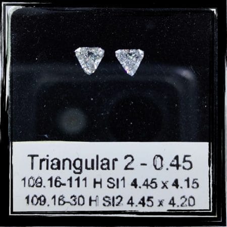 0.45CT Triangular Natural Diamond
