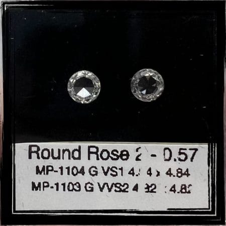 0.57CT Round Rose Natural Diamond