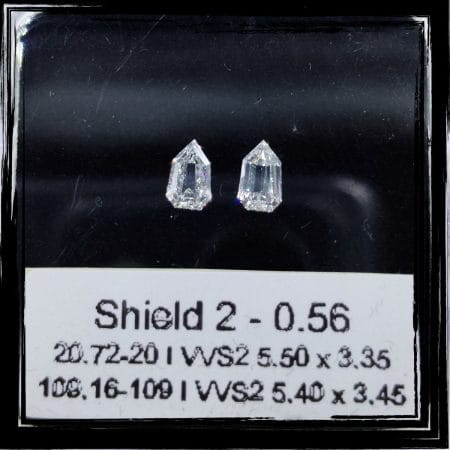 0.56CT Shield Natural Diamond