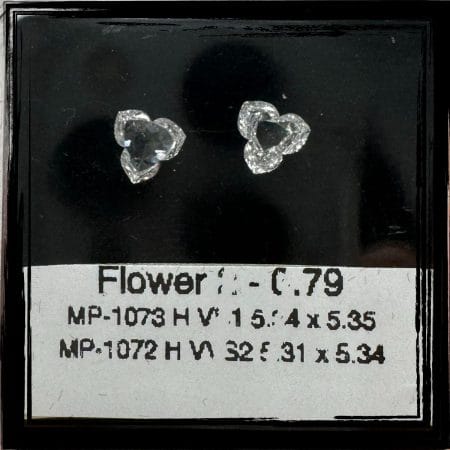 0.79CT Flower Natural Diamond
