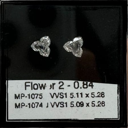0.84CT Flower Natural Diamond