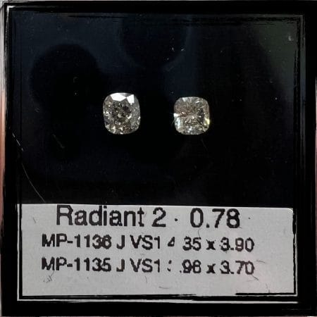 0.78CT Cushion Natural Diamond