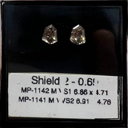 0.69CT Shield Natural Diamond