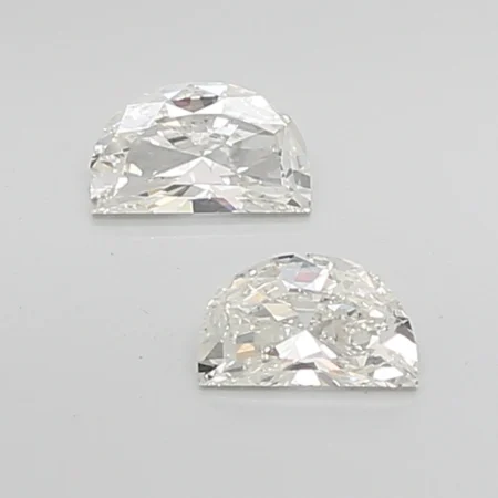 0.69ct Half Moon Diamond I VS1 - Romantic Brilliant Cut Charming