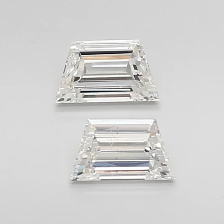 0.8ct Trapezoid Diamond H VS2 - Bold Angular Diamond Substantial