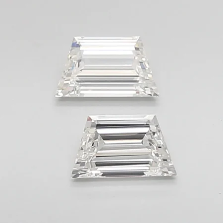 0.85ct Trapezoid Diamond H VVS2 - Premium Angular Diamond Exceptional