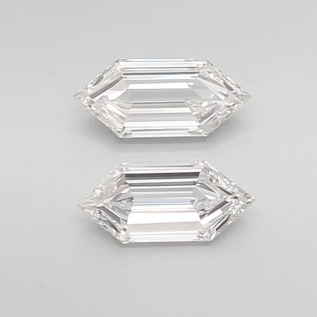 0.8ct Hexagonal Diamond H VVS2 - Rare Geometric Diamond Exceptional