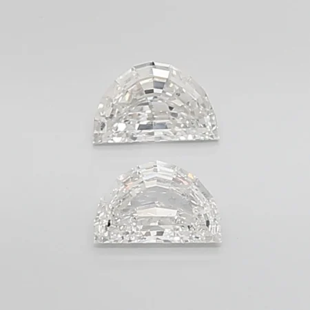 1.23ct Half Moon Diamond H VS2 - Substantial Crescent Diamond Impressive