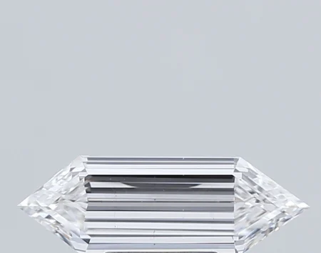 2.02 Carat E Hexagonal Step Cut Lab-Grown Diamond - VS2