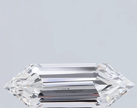 3.45 Carat G Hexagonal Step Cut Lab-Grown Diamond - VS1