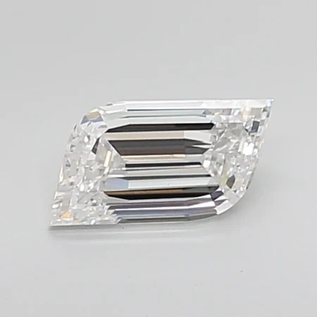 1.22 Carat D Shield Step Cut Lab-Grown Diamond - VS1