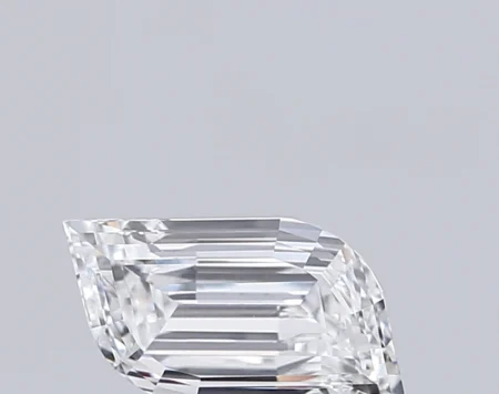 1.06 Carat F Shield Step Cut Lab-Grown Diamond - VVS2