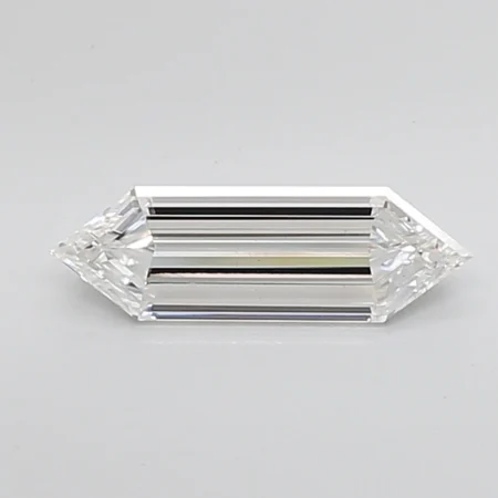 1.46 Carat E Hexagonal Step Cut Lab-Grown Diamond - VVS2