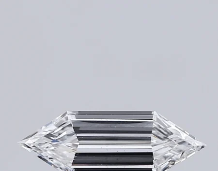 0.85 Carat E Hexagonal Step Cut Lab-Grown Diamond - VS2