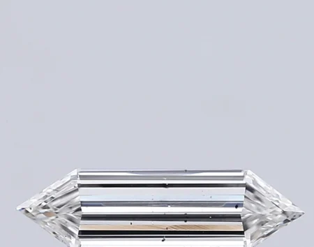 1.05 Carat F Hexagonal Step Cut Lab-Grown Diamond - SI1