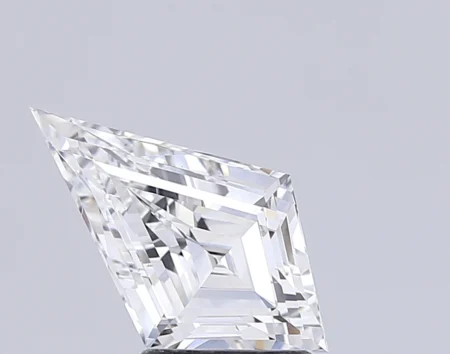 2.21 Carat D Kite Step Cut Lab-Grown Diamond - VVS2