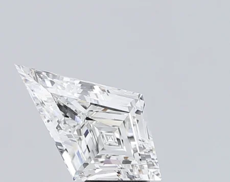 4.09 Carat F Kite Step Cut Lab-Grown Diamond - VS2