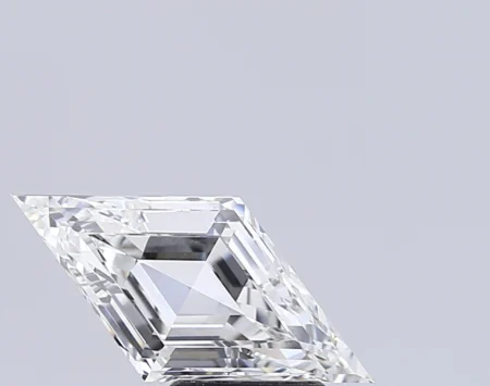 3.07 Carat E Lozenge Step Cut Lab-Grown Diamond - VVS2