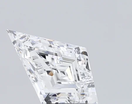 4.40 Carat E Kite Step Cut Lab-Grown Diamond - VS2