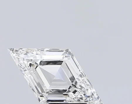 3.58 Carat F Lozenge Step Cut Lab-Grown Diamond - VS1