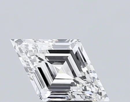 3.45 Carat F Lozenge Step Cut Lab-Grown Diamond - VVS2