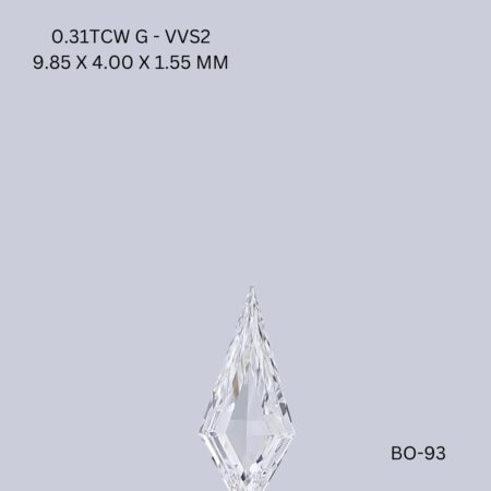 0.31 CT G VVS2 KITE diamond Fancy Shape