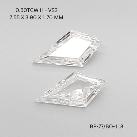 0.5 CT H VS2 KITE diamond Matching Pair